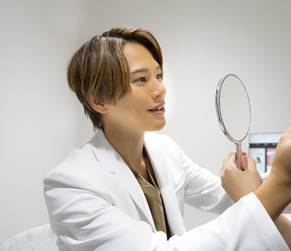 岡山院院長原医師カウンセリング風景