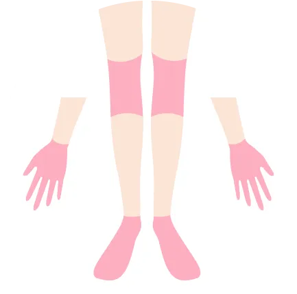 顔Sパーツを示すイラスト