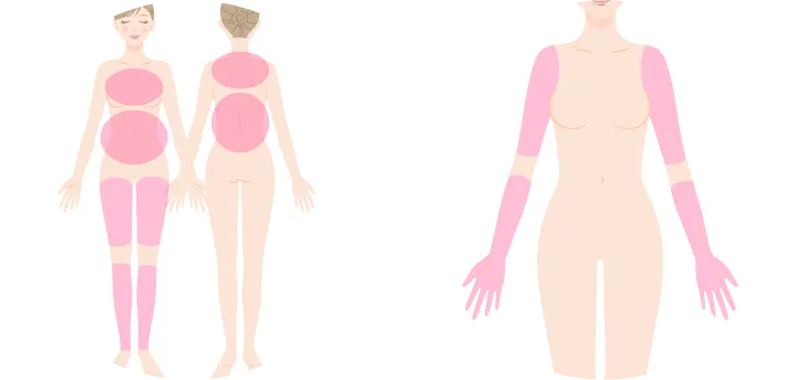 Lパーツを示すイラスト